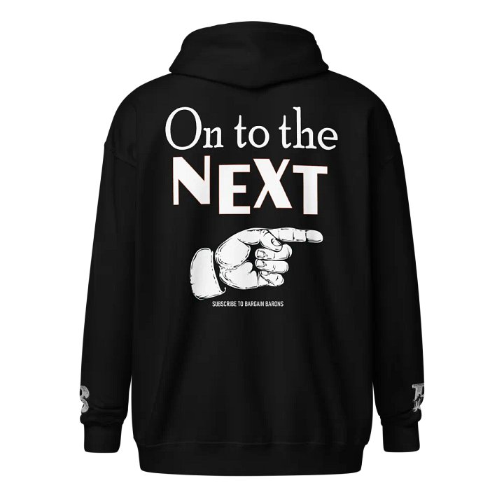 ON TO THE NEXT (Zipper Hoodie - Dark) product image (3)