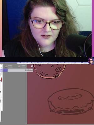 Sometimes you just get immersed in your own art. #streamer #FYP #weirdo #artist