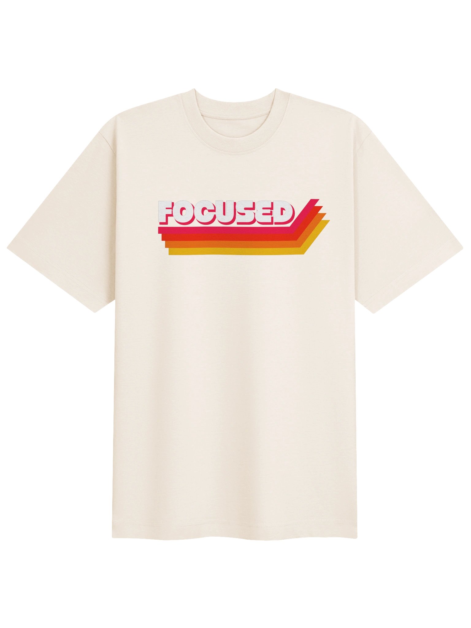 Focused VHS Style T-Shirt product image (33)