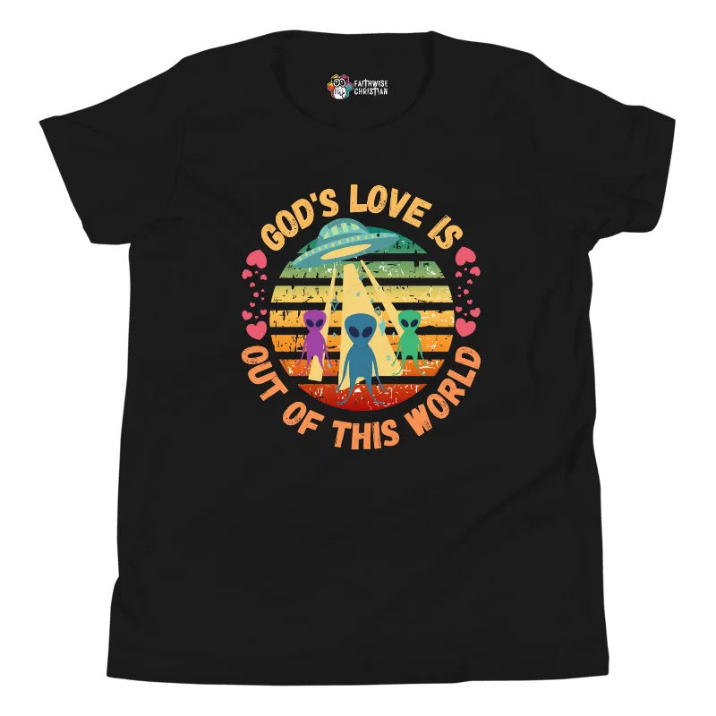 God's Love Is Out Of This World Kids T-Shirt product image (4)
