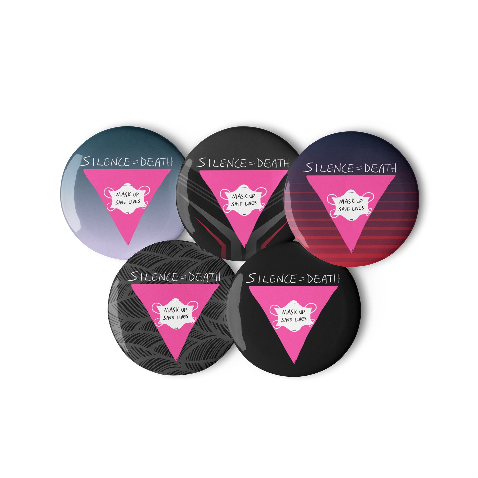 Silence = Death button product image (2)
