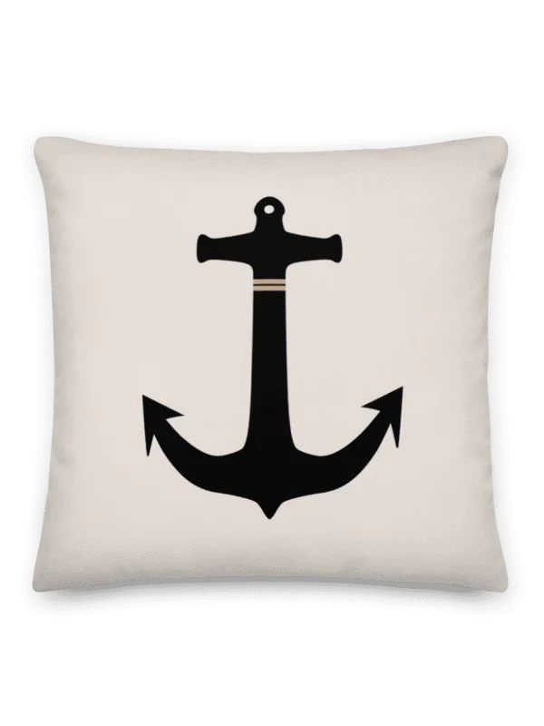 Beige Anchor Premium Pillow/ Beige Anker Premium Kissen product image (1)