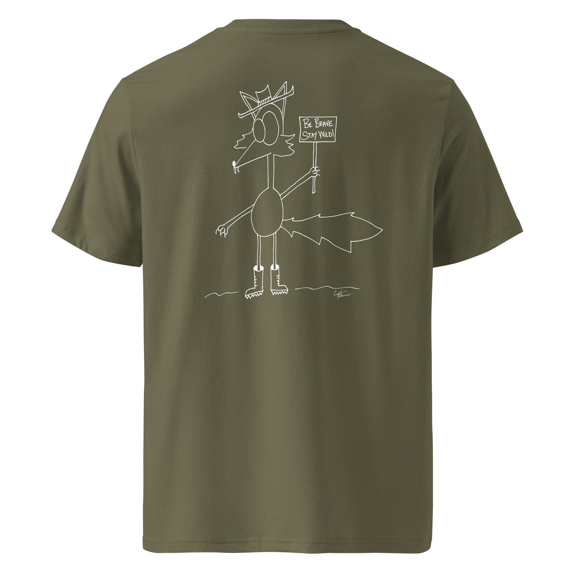 Coyote's Sketchbook - Coyote - Organic Unisex T-Shirt product image (32)