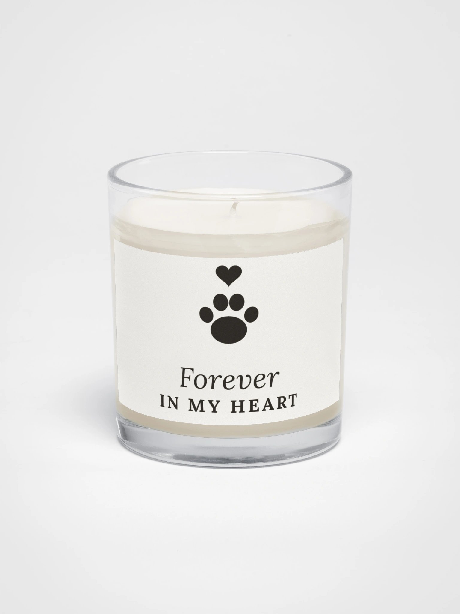 Forever in My Heart Soy Wax Candle | Pet Memorial Gift product image (1)