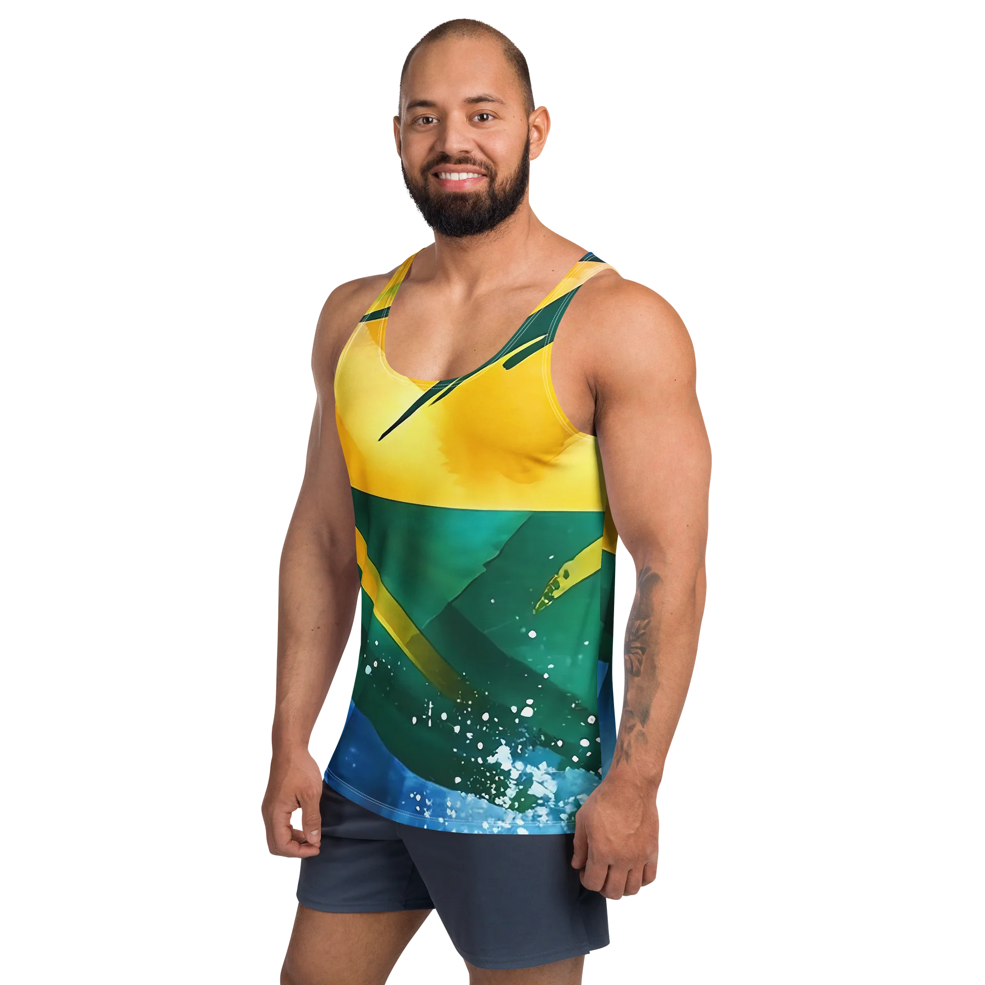 SVG Vintage Sport Diplomat Print - Caribbean Apples | Tank Top product image (2)