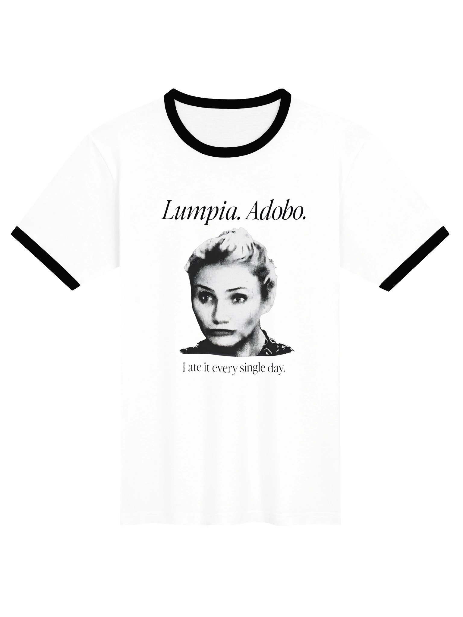 Cameron Diaz Lumpia Adobo Ringer Shirt product image (2)