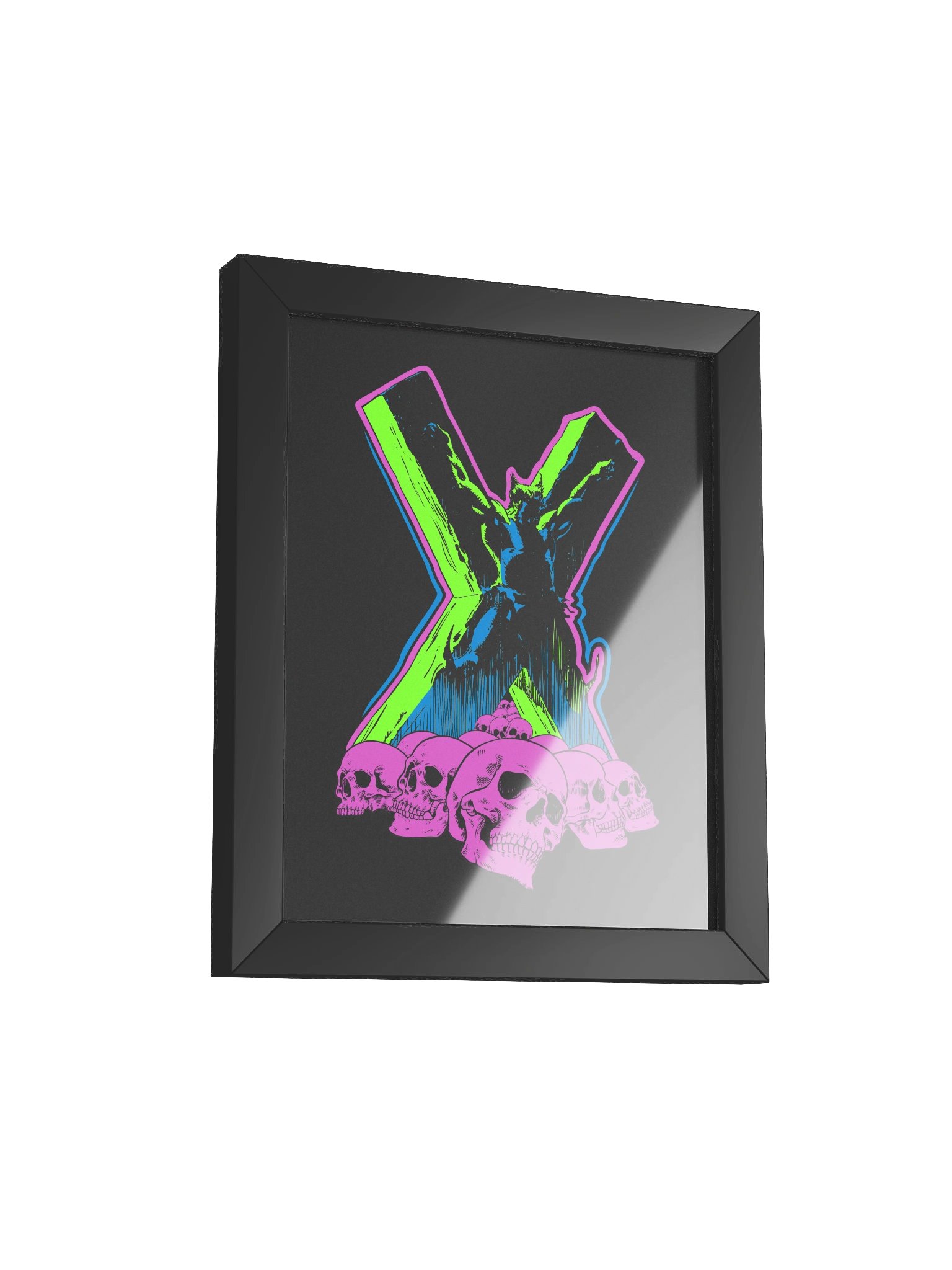 X Skulls Framed Poster product image (2)