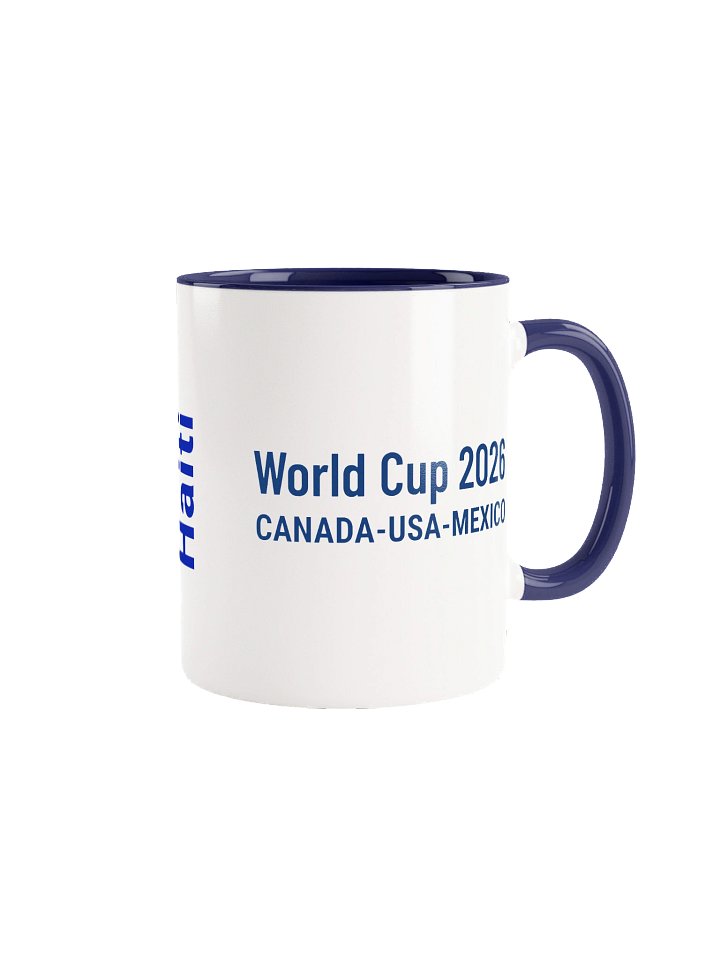 Haiti 2026 World Cup Flag Mug - Haiti Soccer Fan Coffee Cup - Premium Two-Tone Ceramic Mug product image (1)