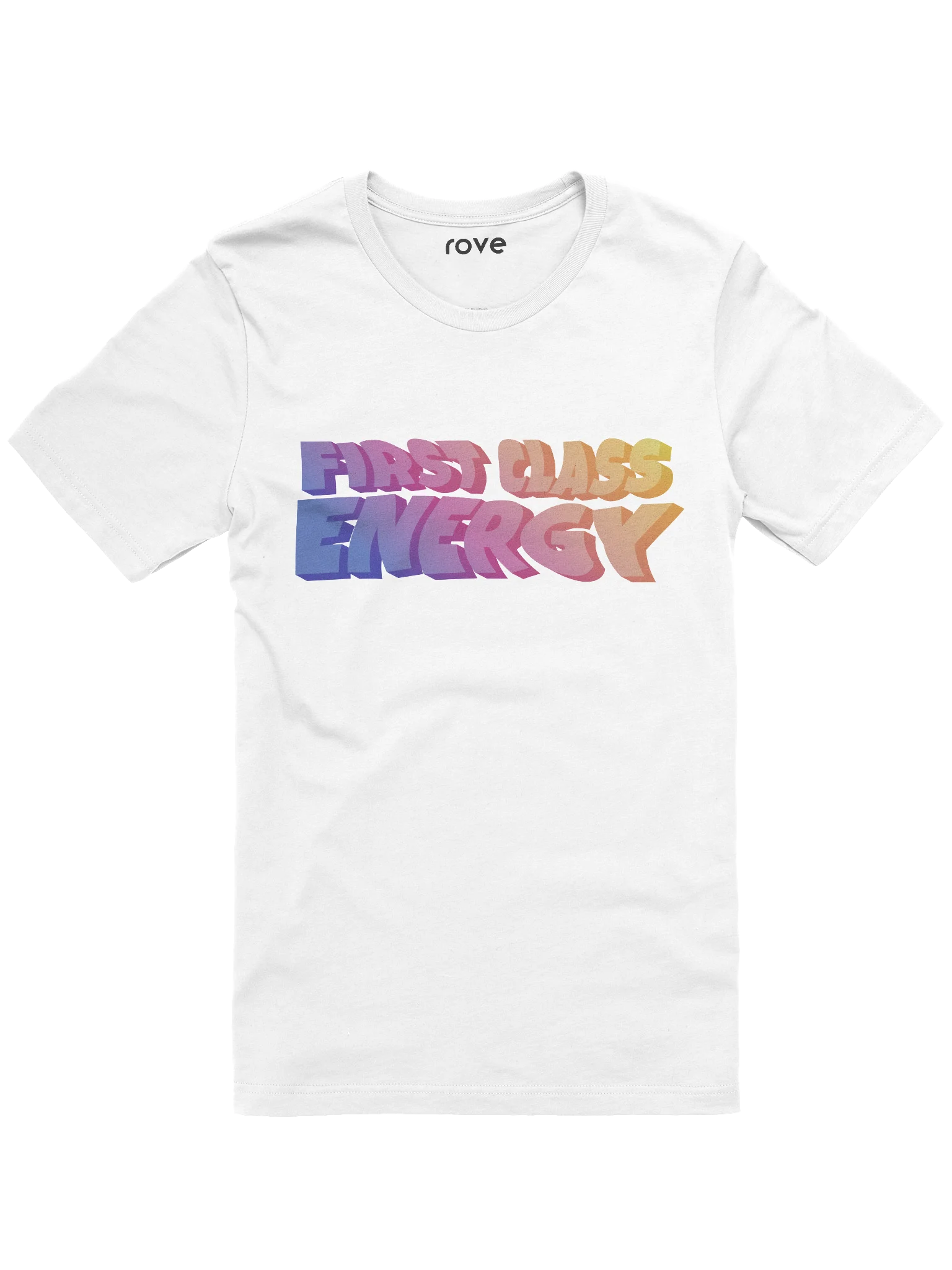 First Class Energy Tee, White product image (1)