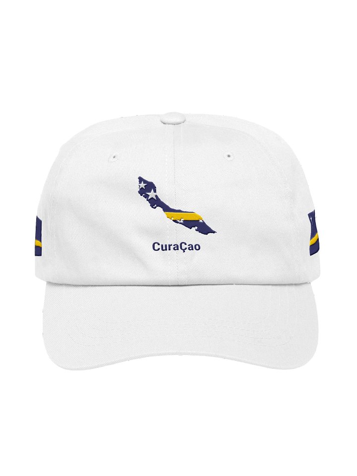 Curacao 2026 World Cup Flag Dad Hat - Curacao Soccer Fan Cap - Premium Embroidered Chino Cotton Twill product image (1)