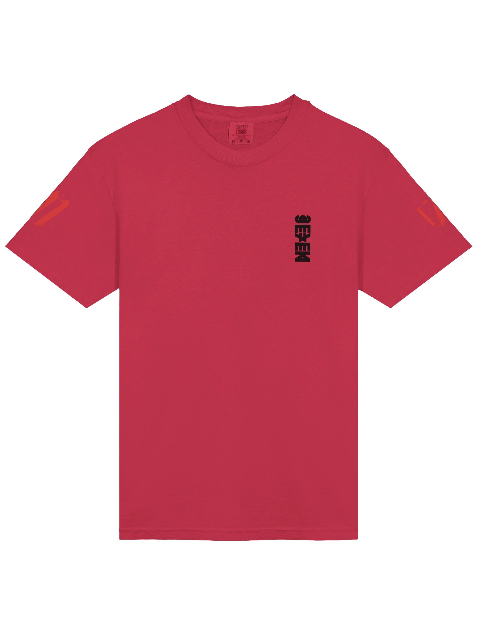 VII Logo Red Heavyweight T-Shirt product image (6)