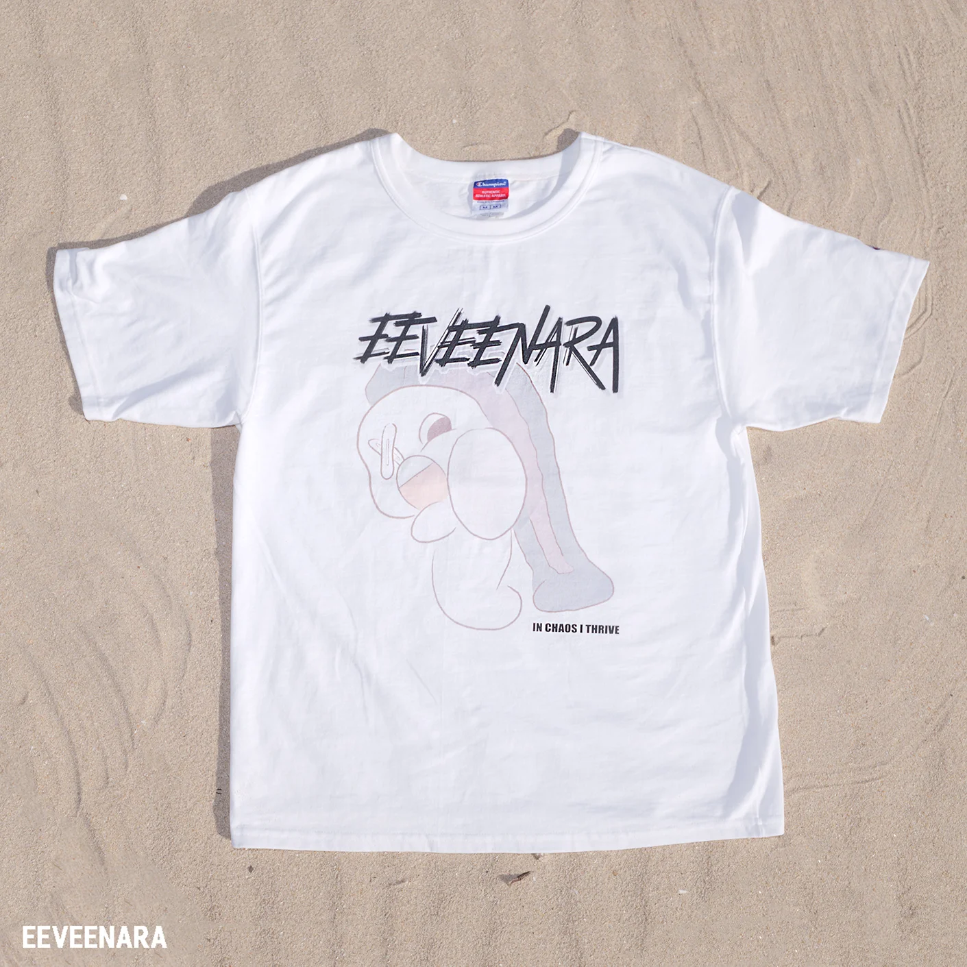 IN CHAOS I THRIVE x CHAMPION TEE - [WHITE] product image (4)