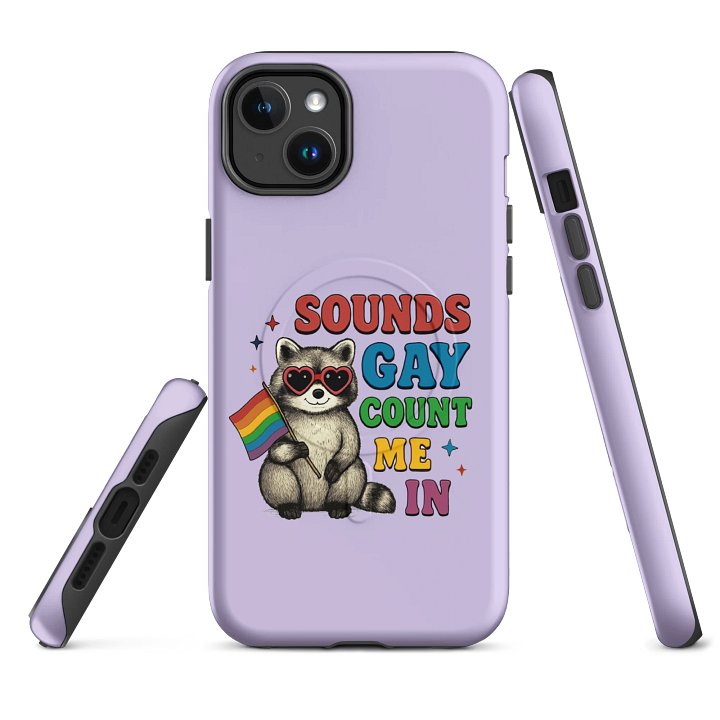 Pride Raccoon iPhone Case product image (2)