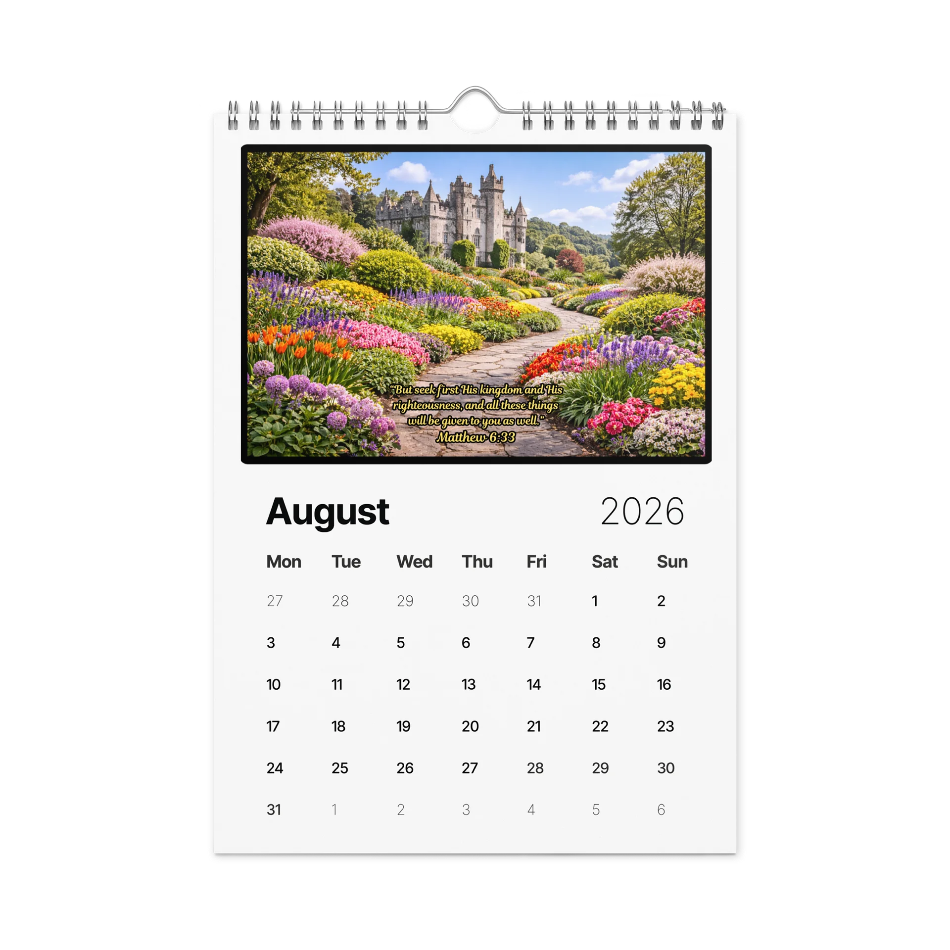 Gardens of Eden 2026 Wall Calendar product image (3)