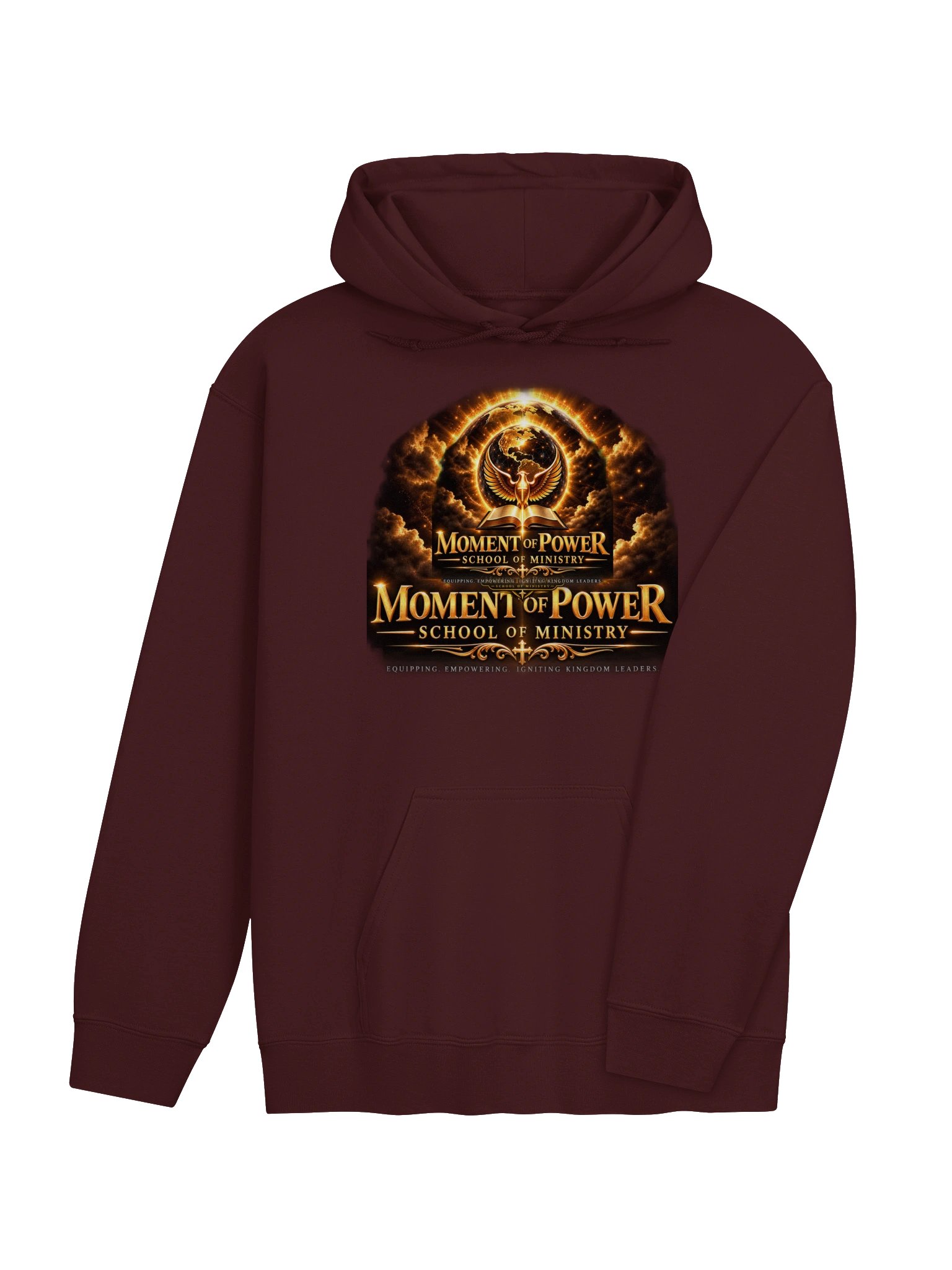 Kingdom Hoodie — Logo Front / Zechariah 4:6 Back product image (16)