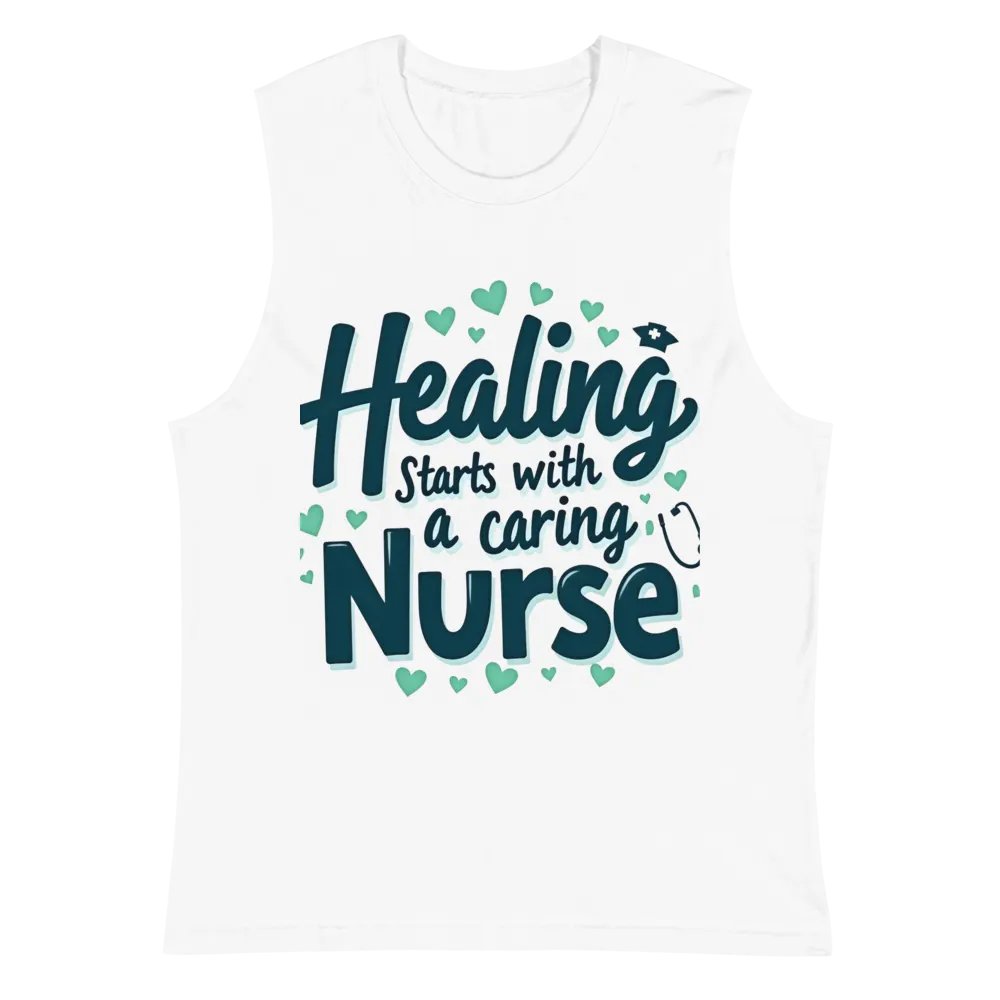 Healing Nurse Heart Muscle Tank product image (2)