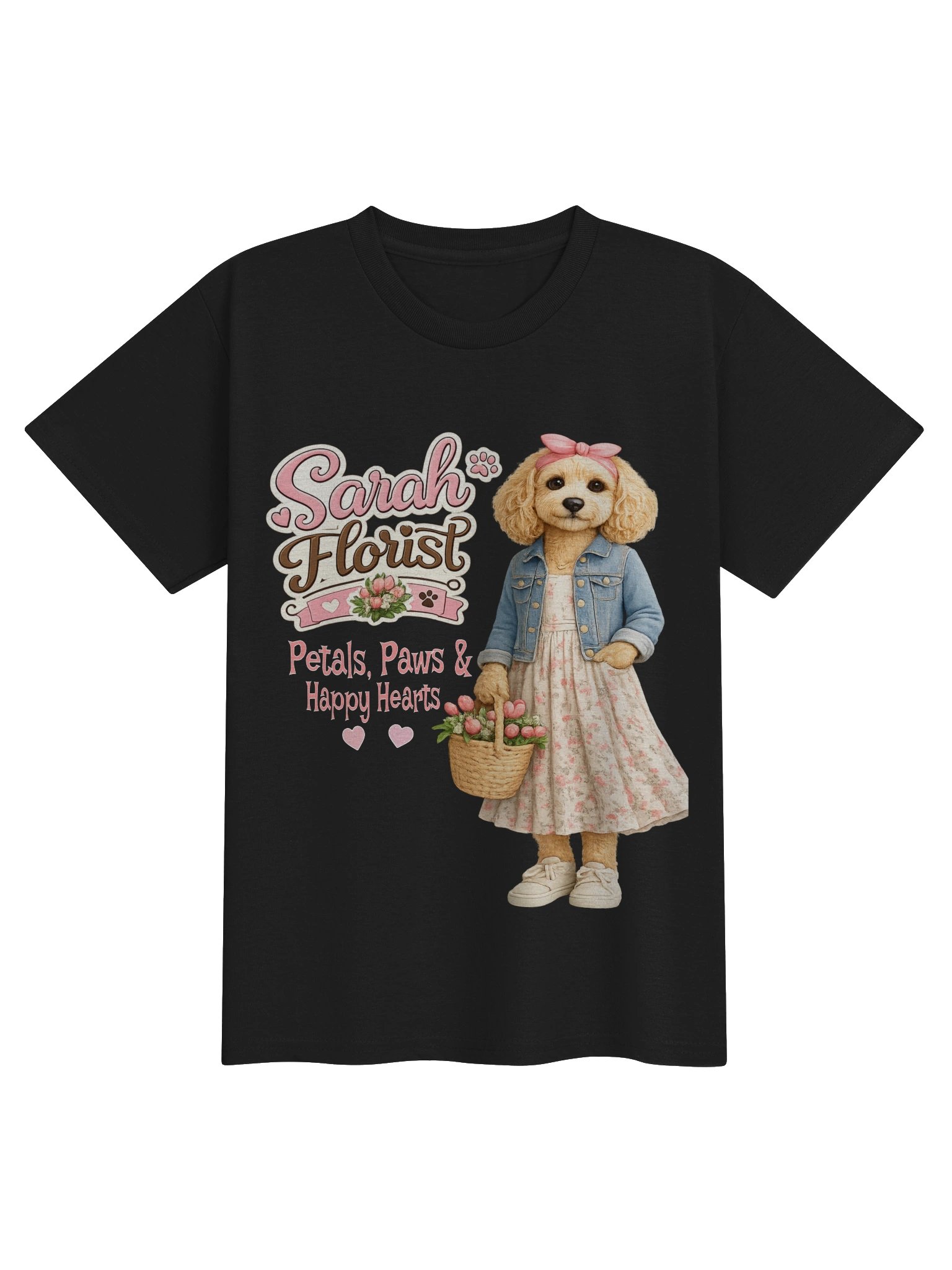 Sarah Florist Puppy Tee product image (4)