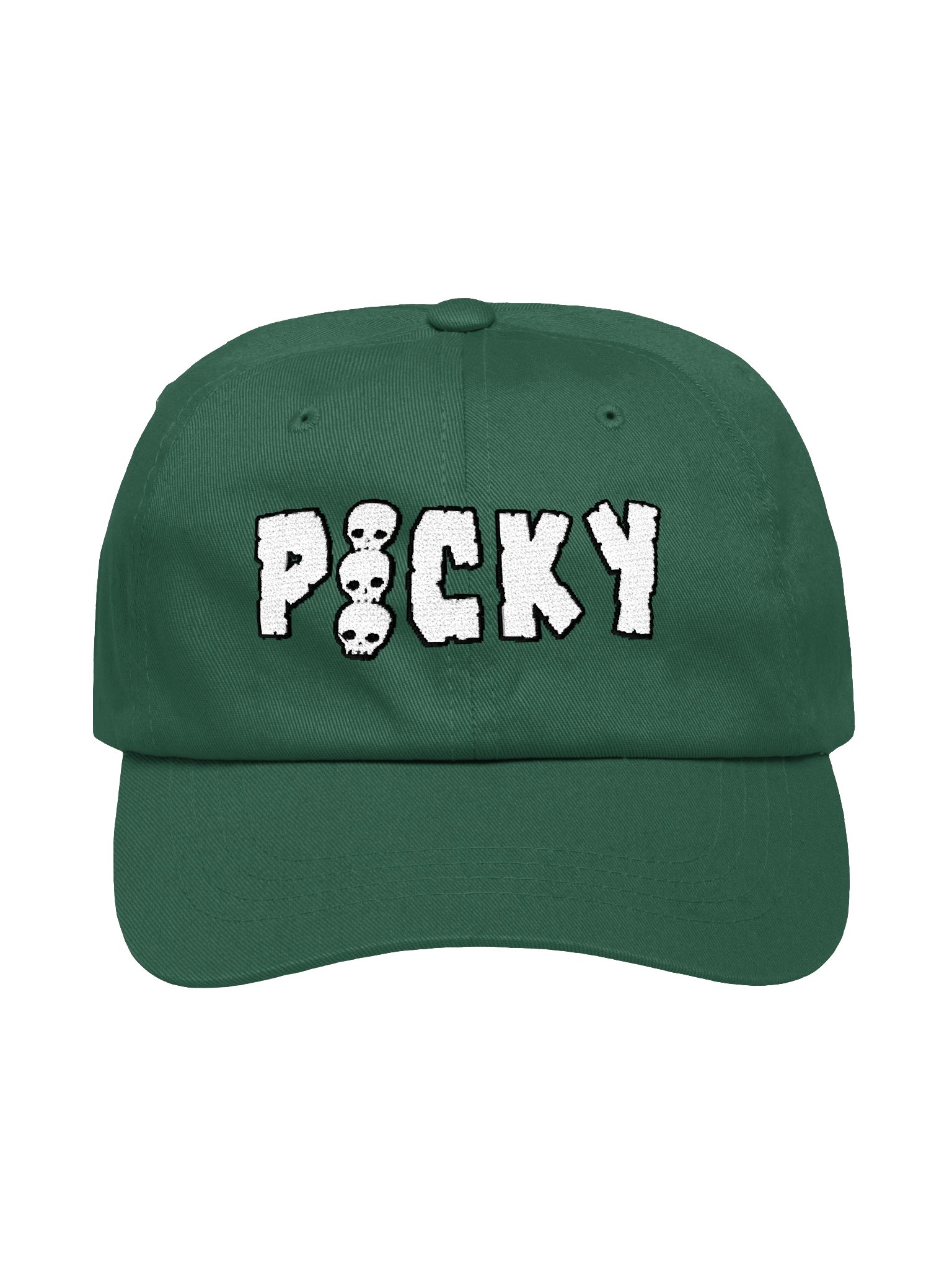 Picky Skulls Embroidered Dad Hat (5 Colors) product image (1)