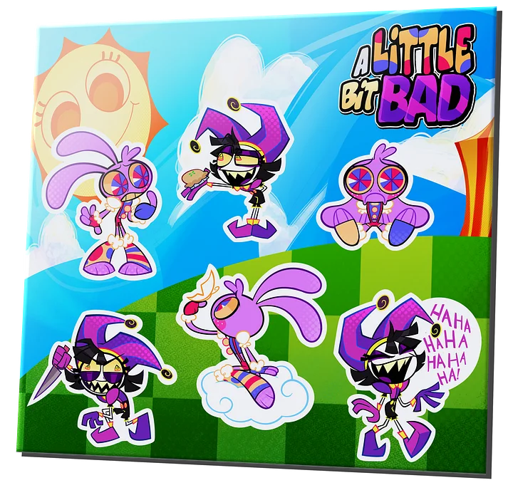Little Bit Bad Sticker Sheet product image (1)