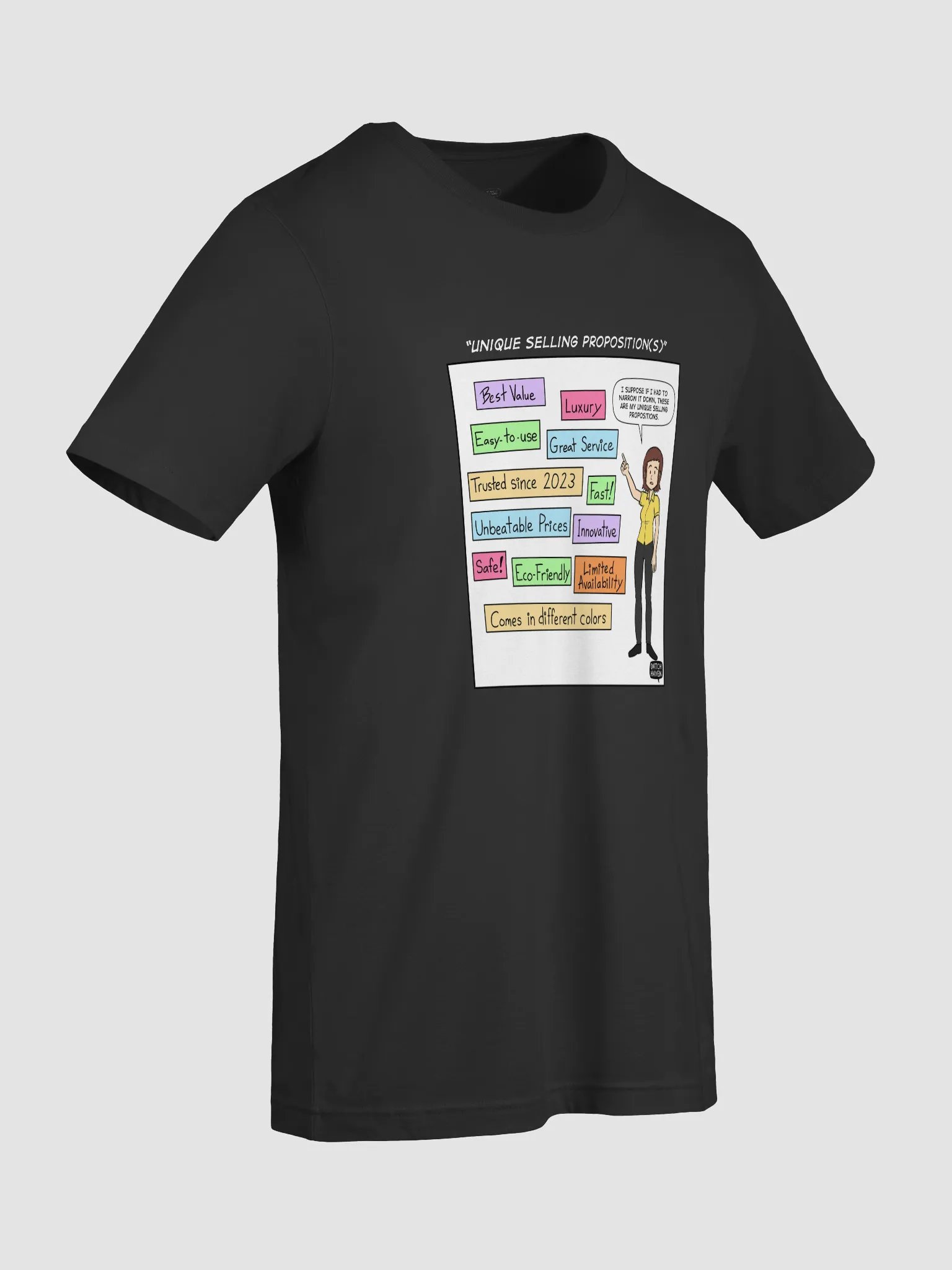 "Unique selling proposition(s)" soft t-shirt product image (9)