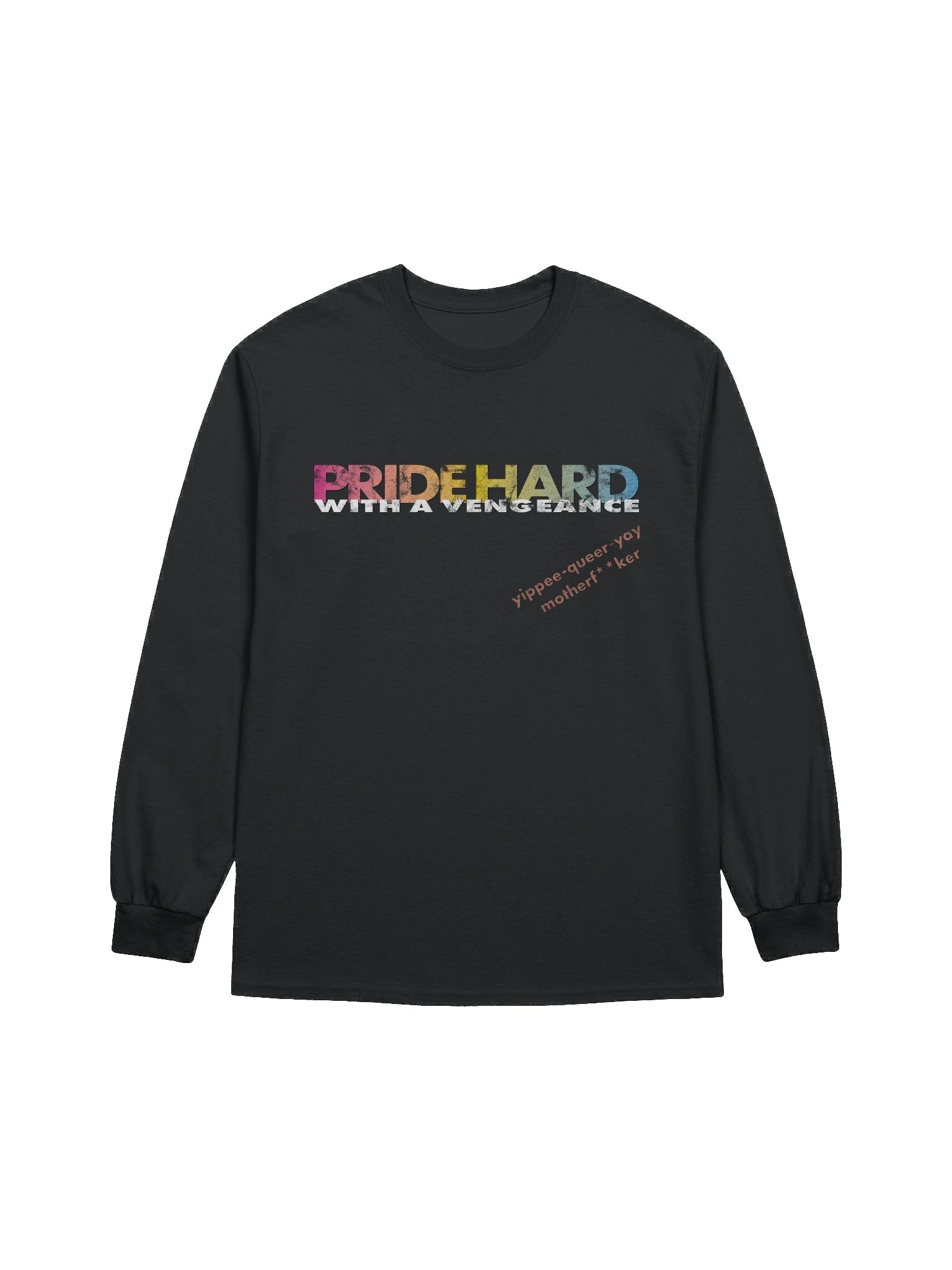 Pansexual "Pride Hard" Long Sleeve Tee product image (1)