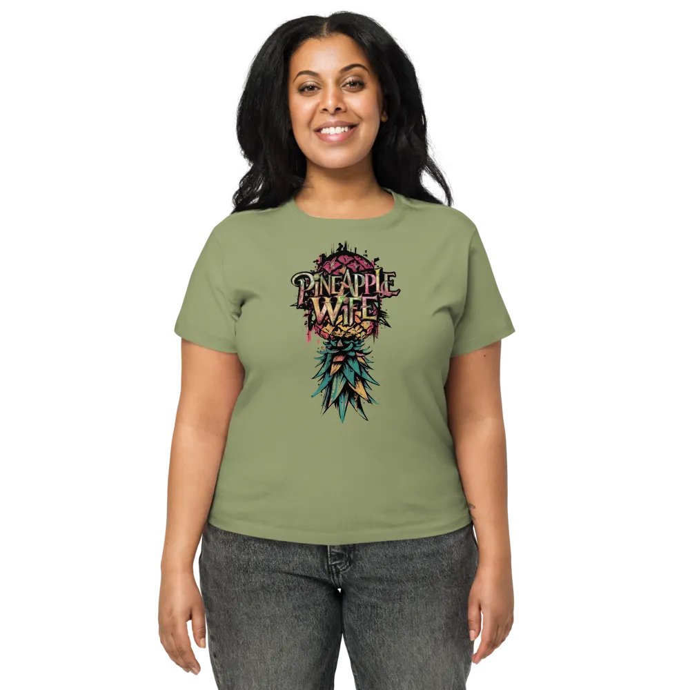 Pineapple Wife Urban Pineapple High Waisted Tee product image (6)