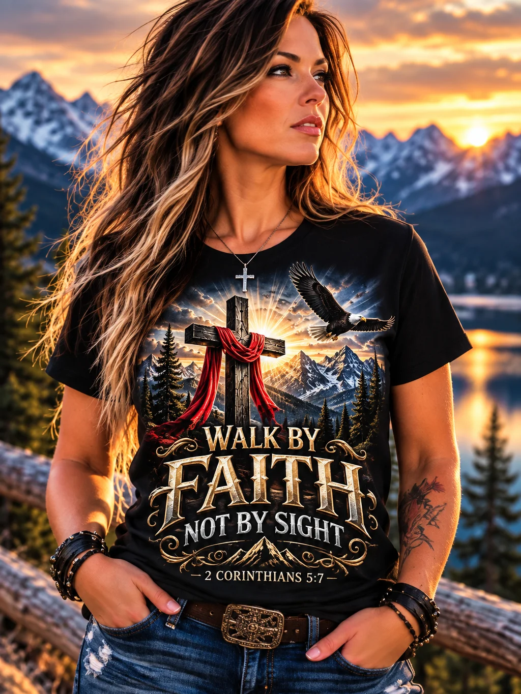 Walk by Faith, Not by Sight T-Shirt product image (1)