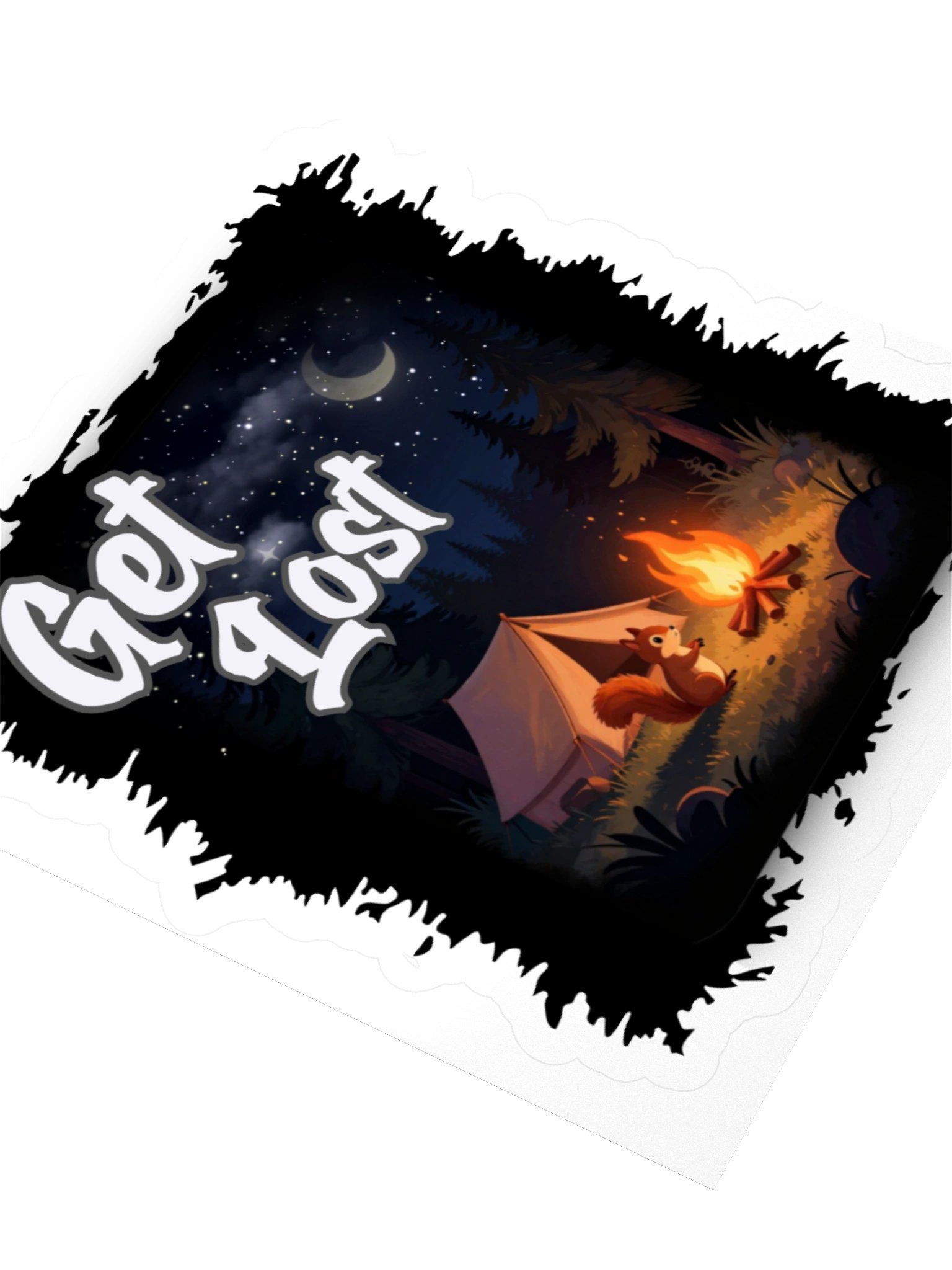 Get Lost Squirrel Sticker product image (9)