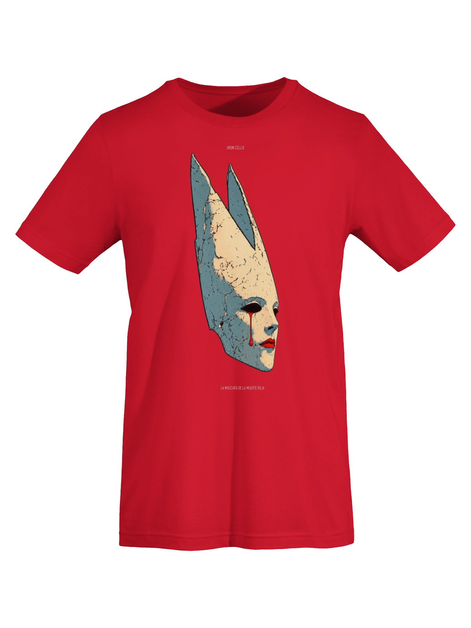 La máscara de la Muerte Roja | Iron Cello Tee product image (5)