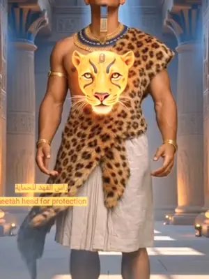 Are you ready to own a secret from the tomb of the Golden King? 🐆✨ The ritual tiger head of King Nebkheperre (Tutankhamun) is brought to life with a modern artistic design that combines power and luxury. This protective symbol that accompanied the great pharaoh is now available exclusively in our store. #OOTD، #Fashionista، #StreetStyle، #FashionGoals، #tiktokmademebuyi 