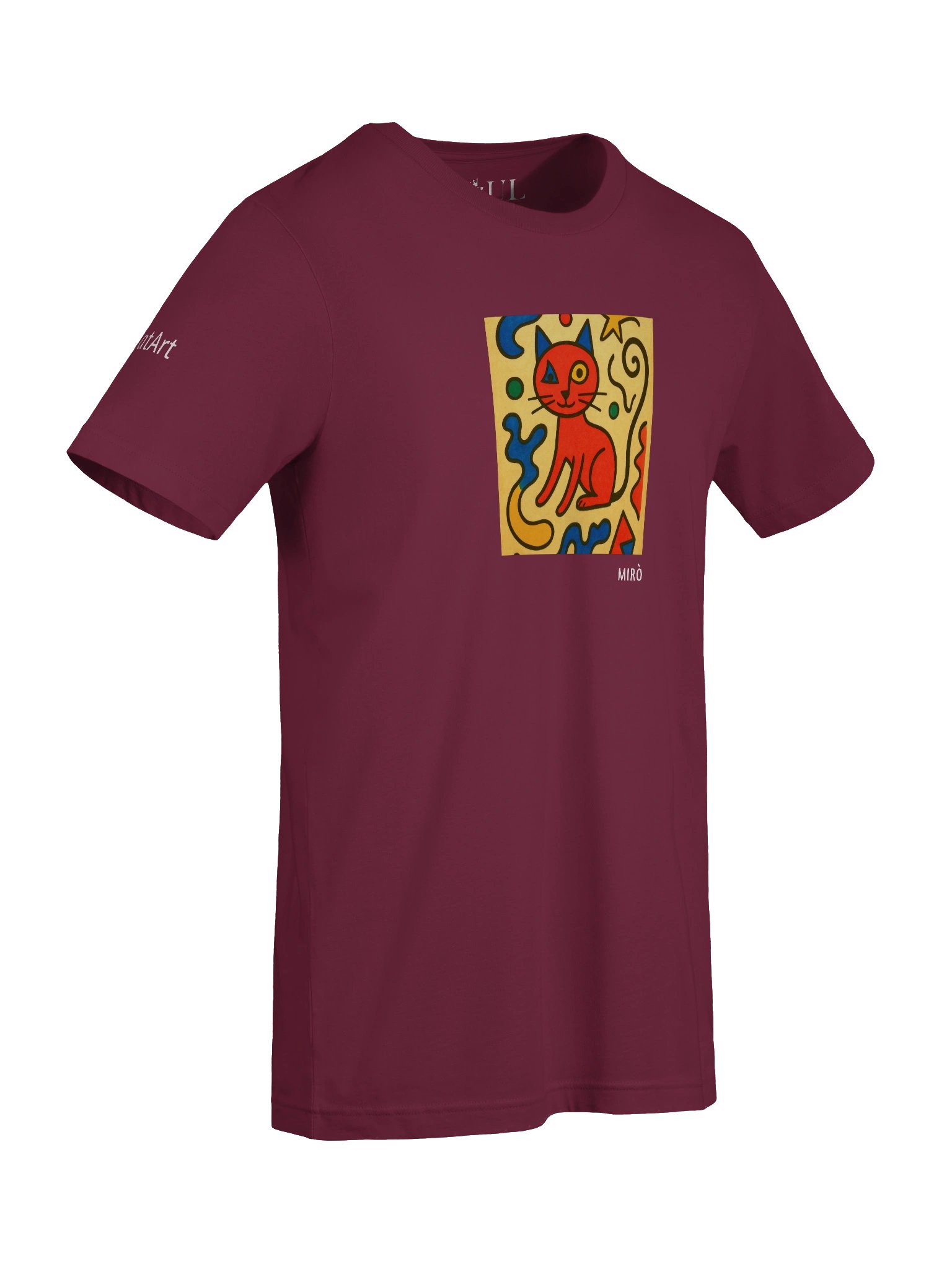 CATART Unisex Jersey Cat T-Shirt - MIRÒ - Iconic Painting Reimagined with Cats product image (8)