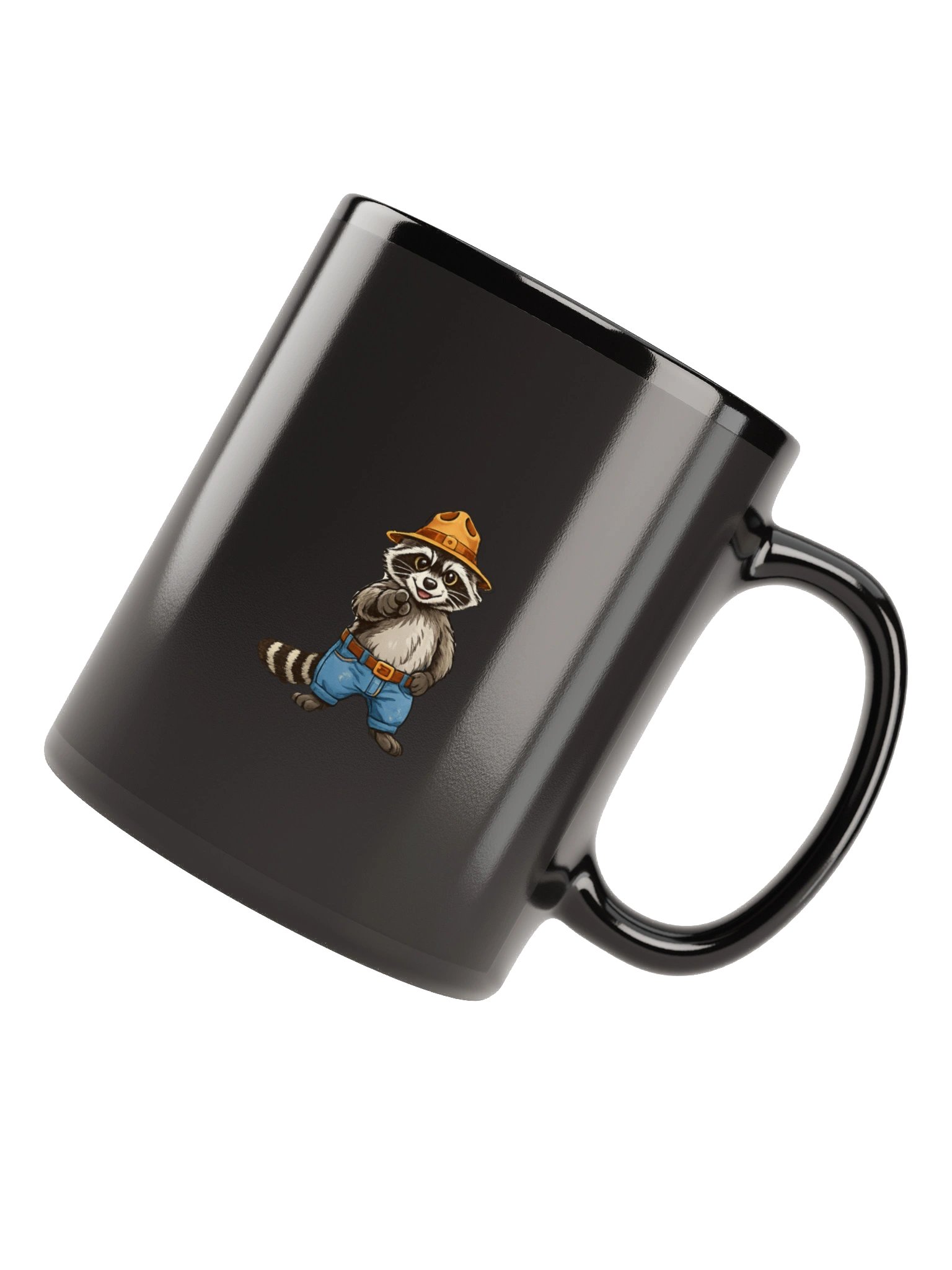 Dumpster Fire Raccoon Mug product image (6)