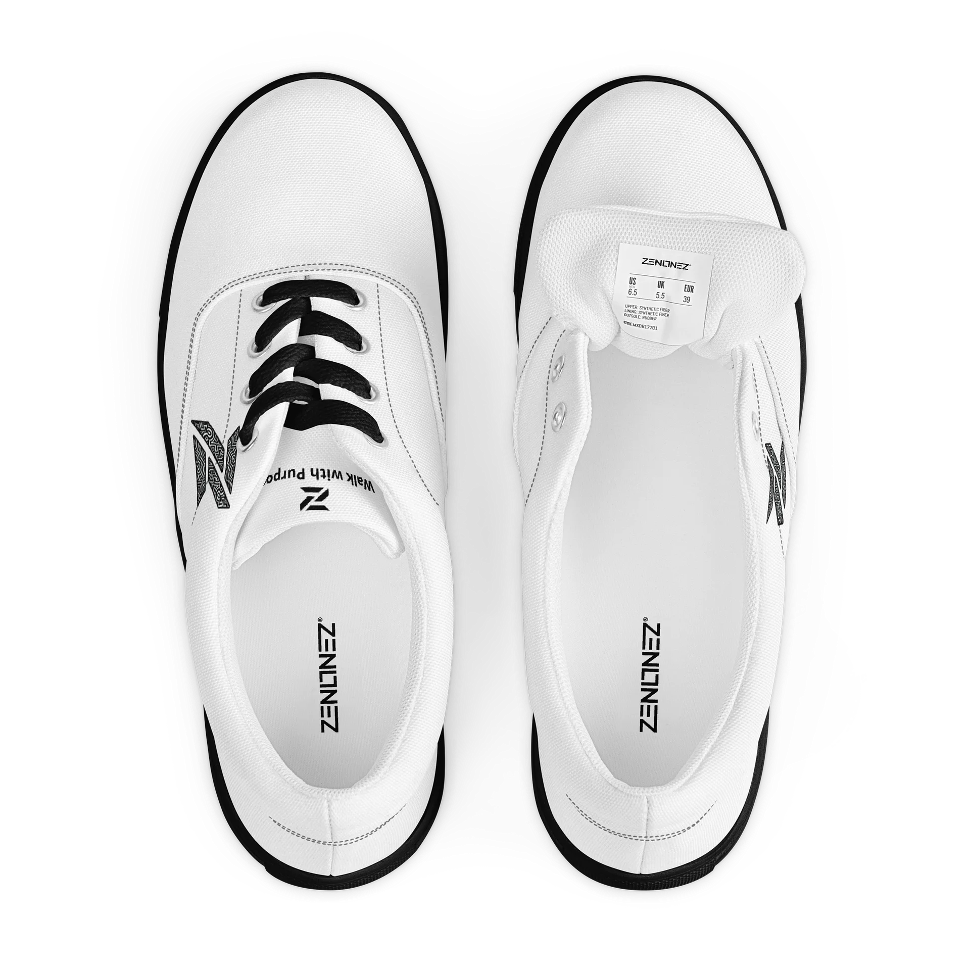 Zenlinez Midnight Lace-Up Shoes product image (4)