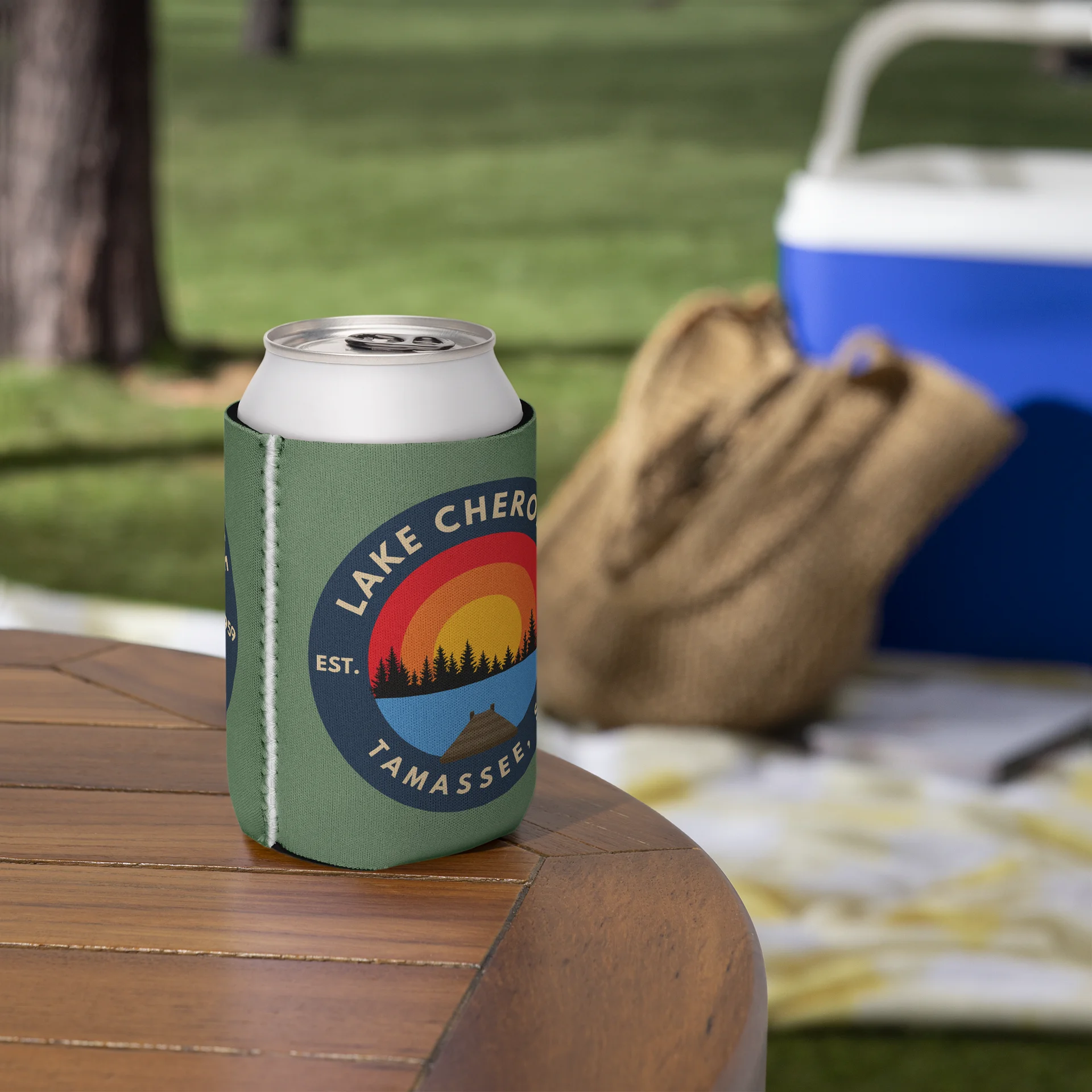 Lake Cherokee Sunset Koozie product image (6)