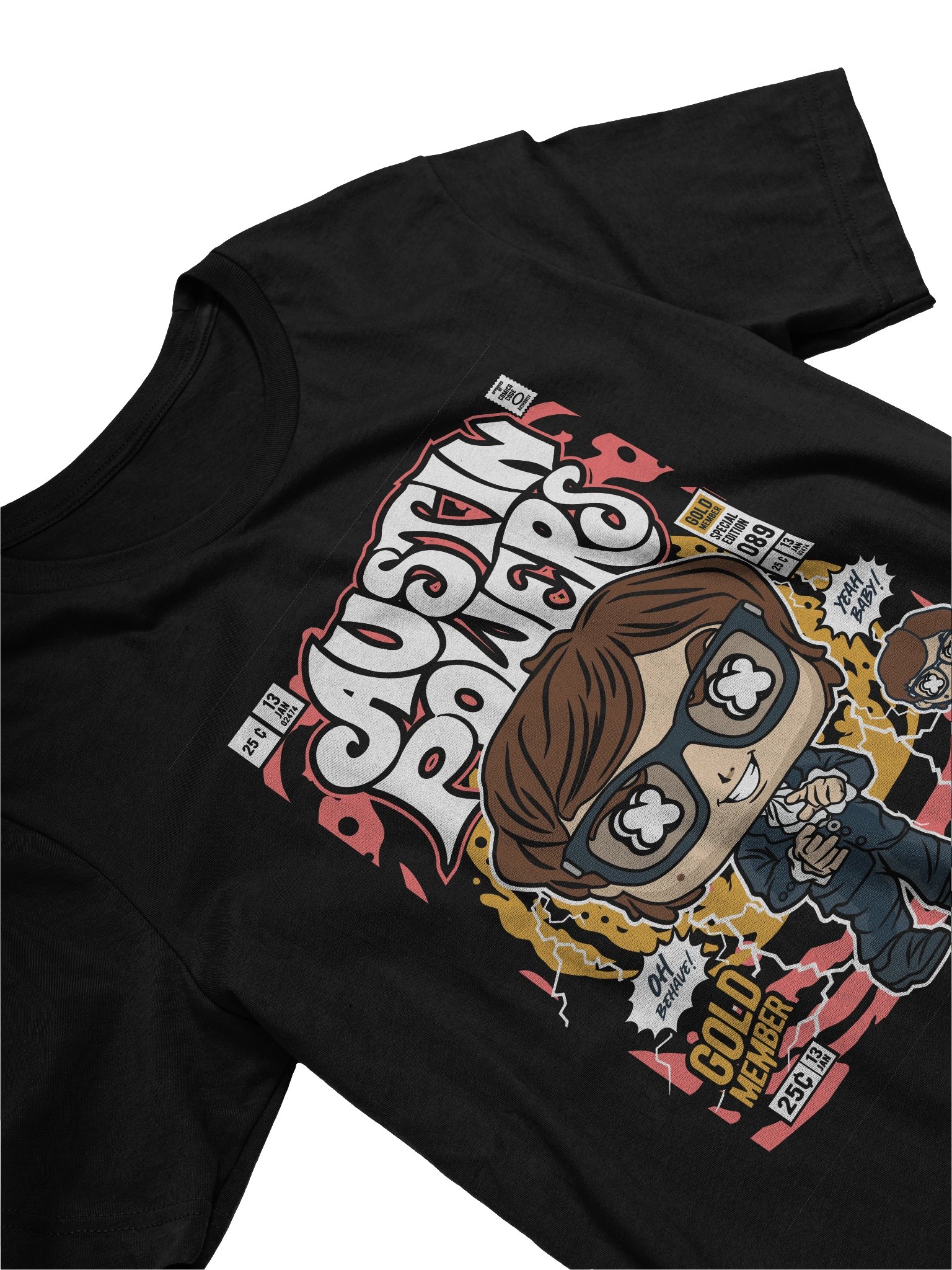 Groovy Austin Powers Cartoon Collectible T-Shirt product image (3)