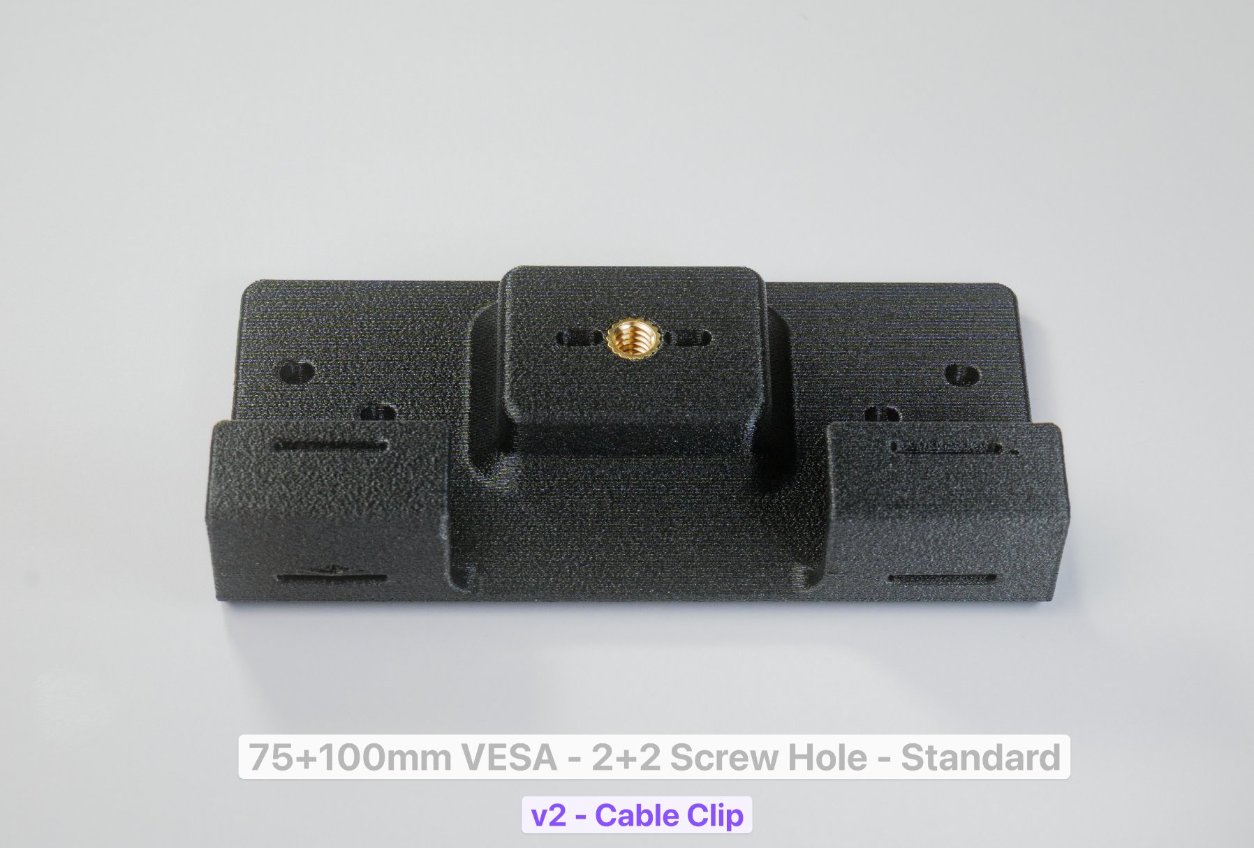 Portable Monitor 75+100mm VESA Adapter (2-Screw Version) product image (2)