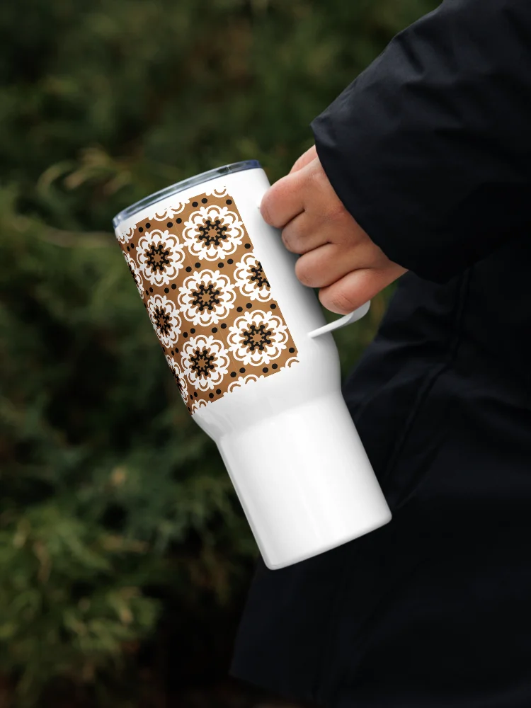 Vintage Floral Symphony 25 oz Travel Mug product image (8)