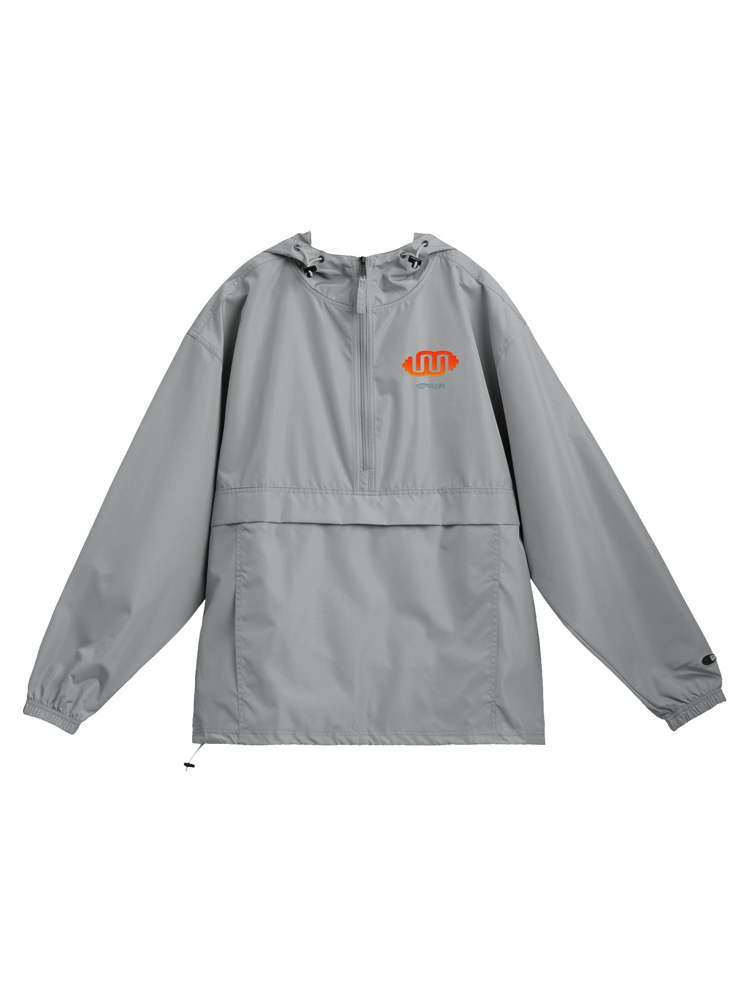 Windbreaker Grey Logo (Embroidered) product image (1)