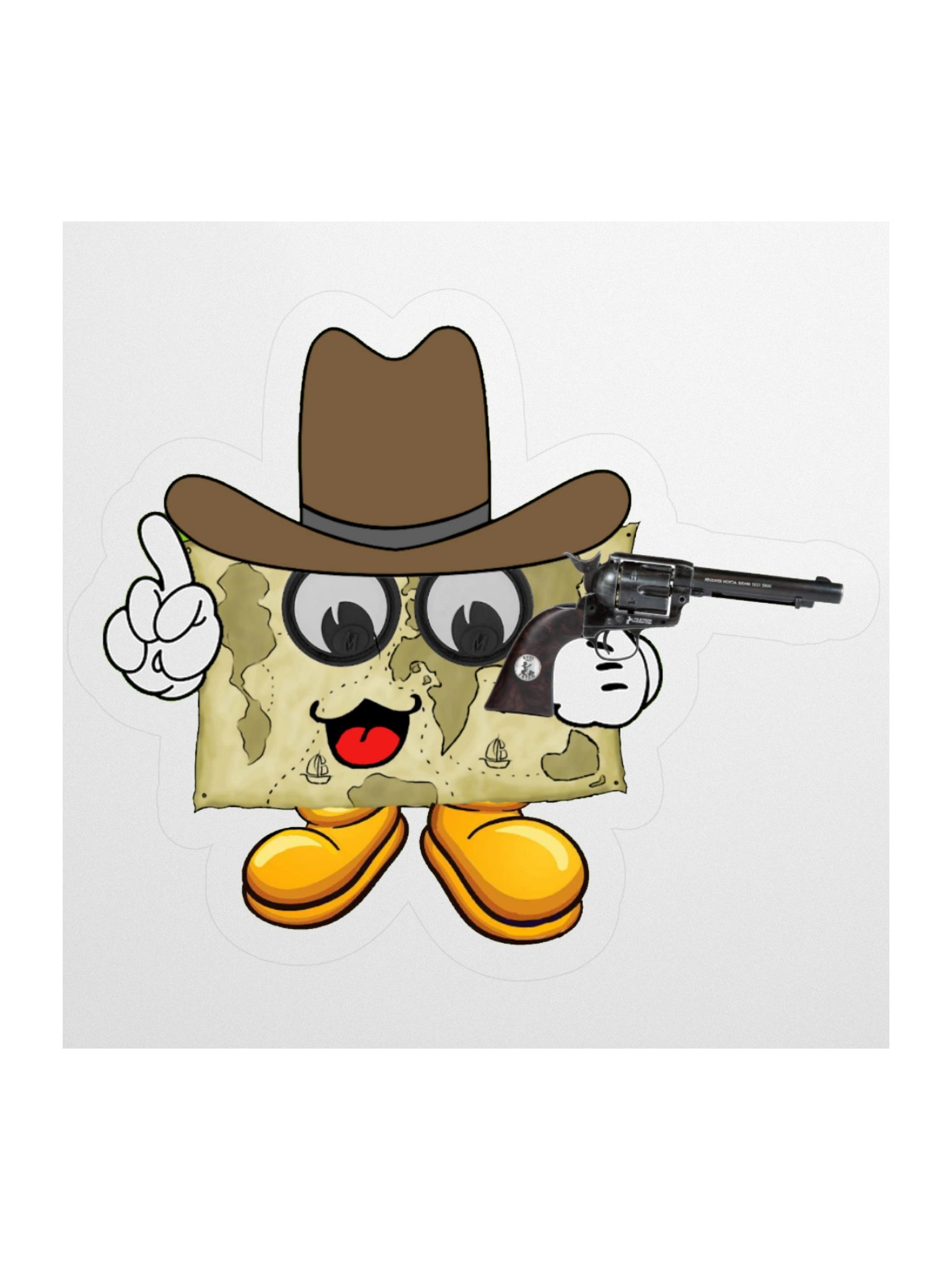 Cowboy Mappy Sticker! product image (1)