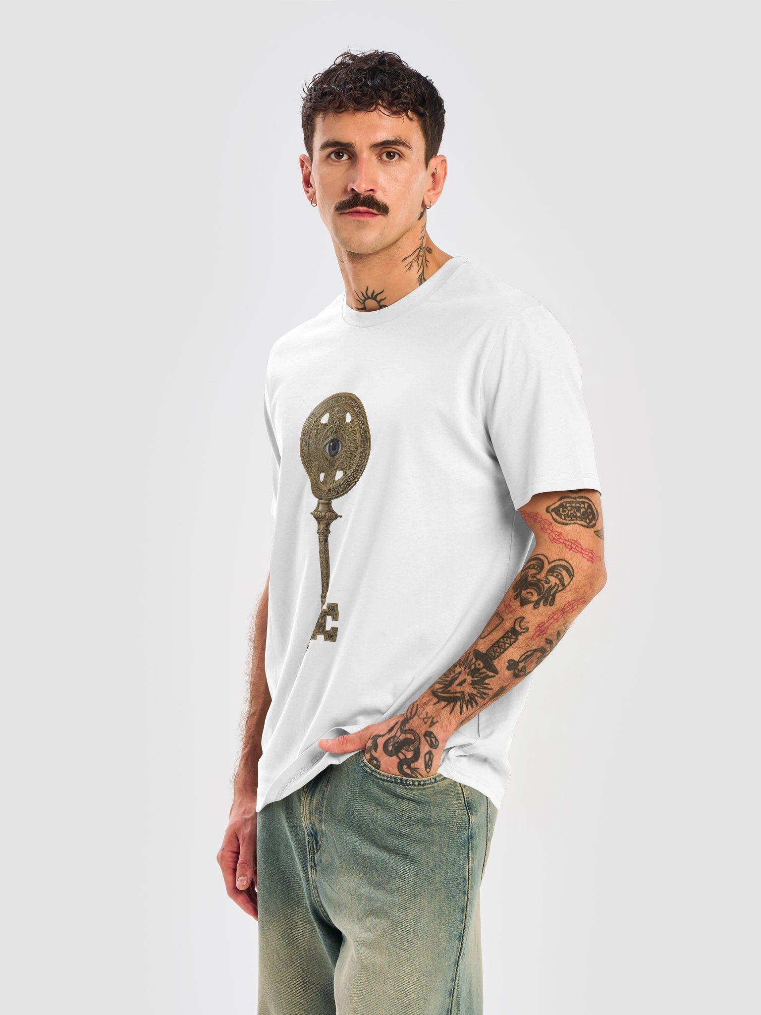 The Gatekeeper’s Key – White Revelation Edition (Front & Back Print) product image (6)