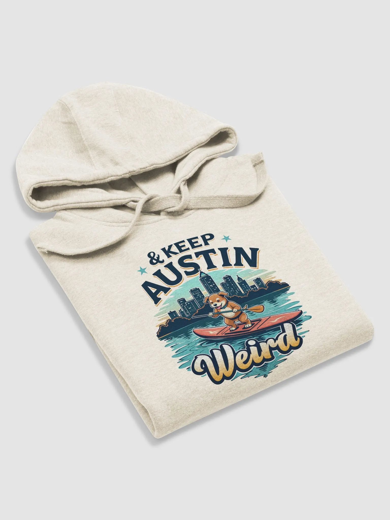 Austin Paddleboarding Dog Hoodie product image (40)