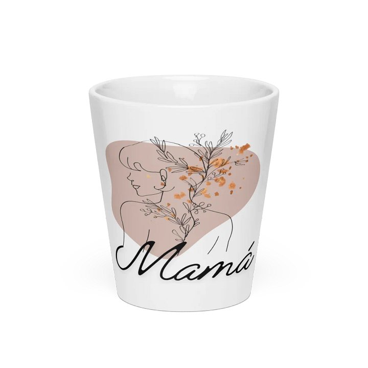 Boho Mother’s Day Mama Design LineArt latte mug product image (1)
