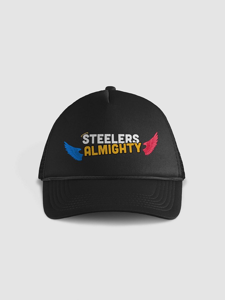 Almighty Emblem Foam Trucker Hat product image (1)
