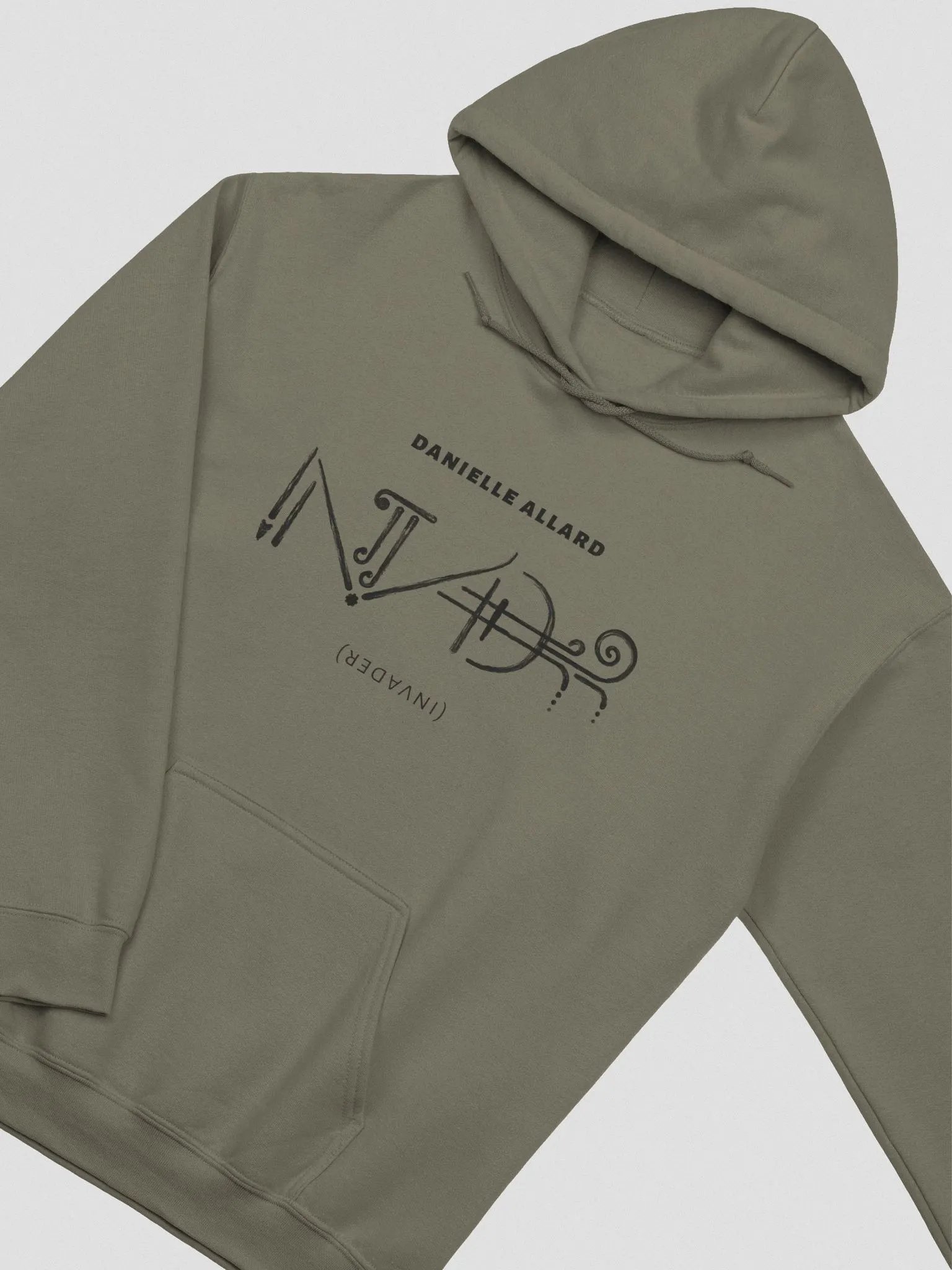 INVADER Logo Hoodie [Dark] product image (1)