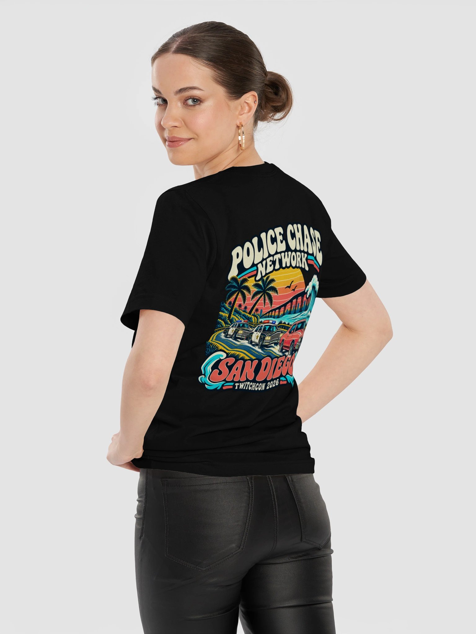 Police Chase Network San Diego 2026 Tee product image (69)