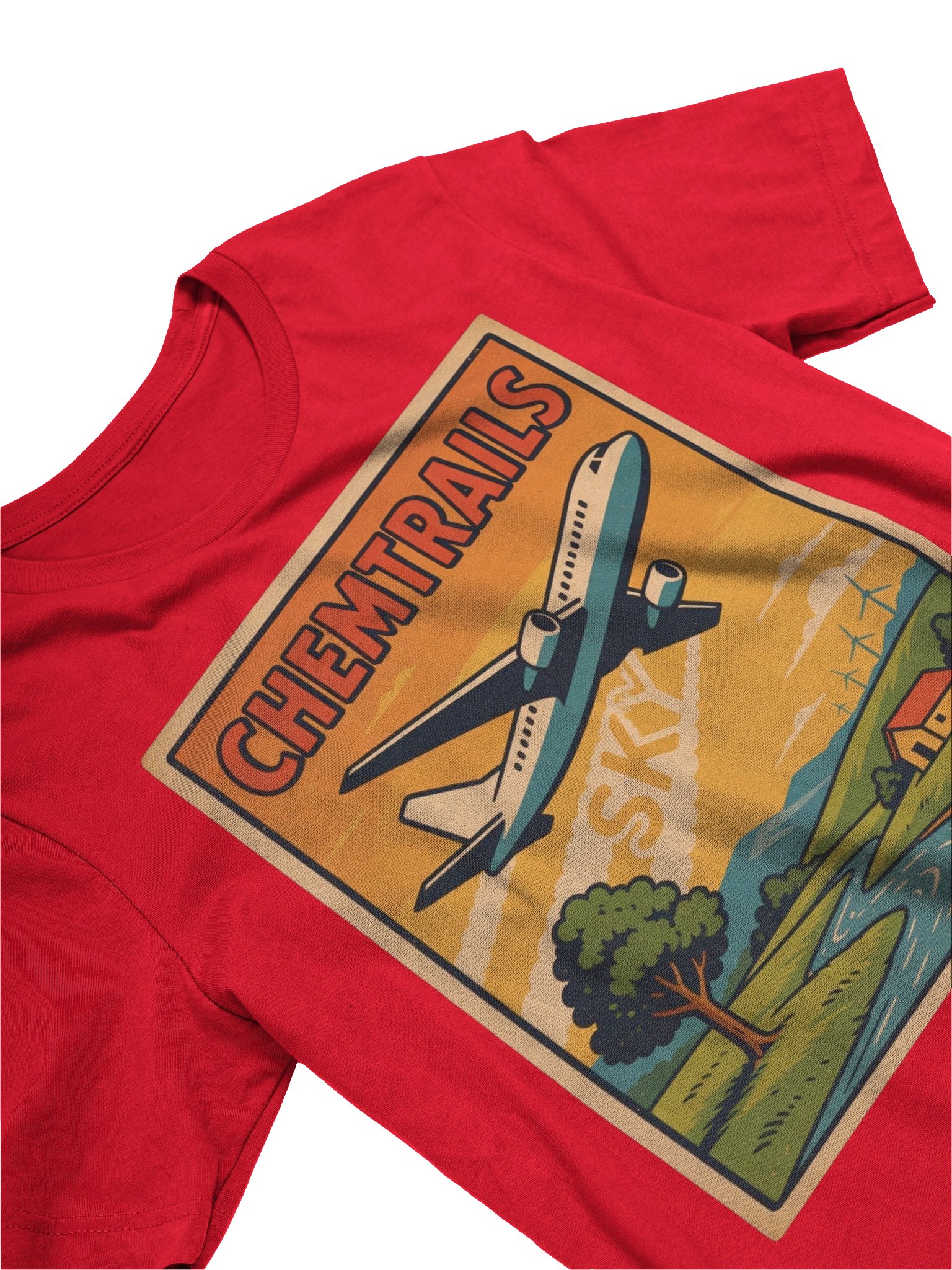 Chemtrails Retro Women's Tee #2 product image (2)