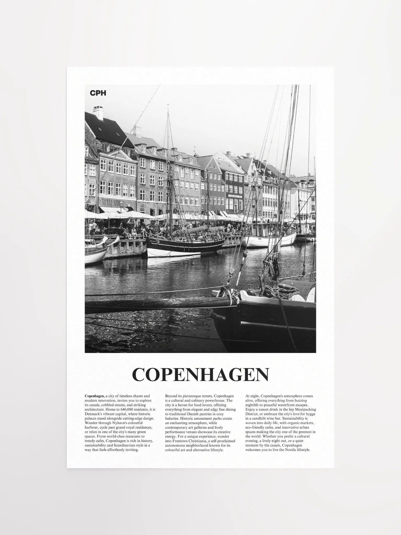 Copenhagen 03 Newspaper Poster product image (4)