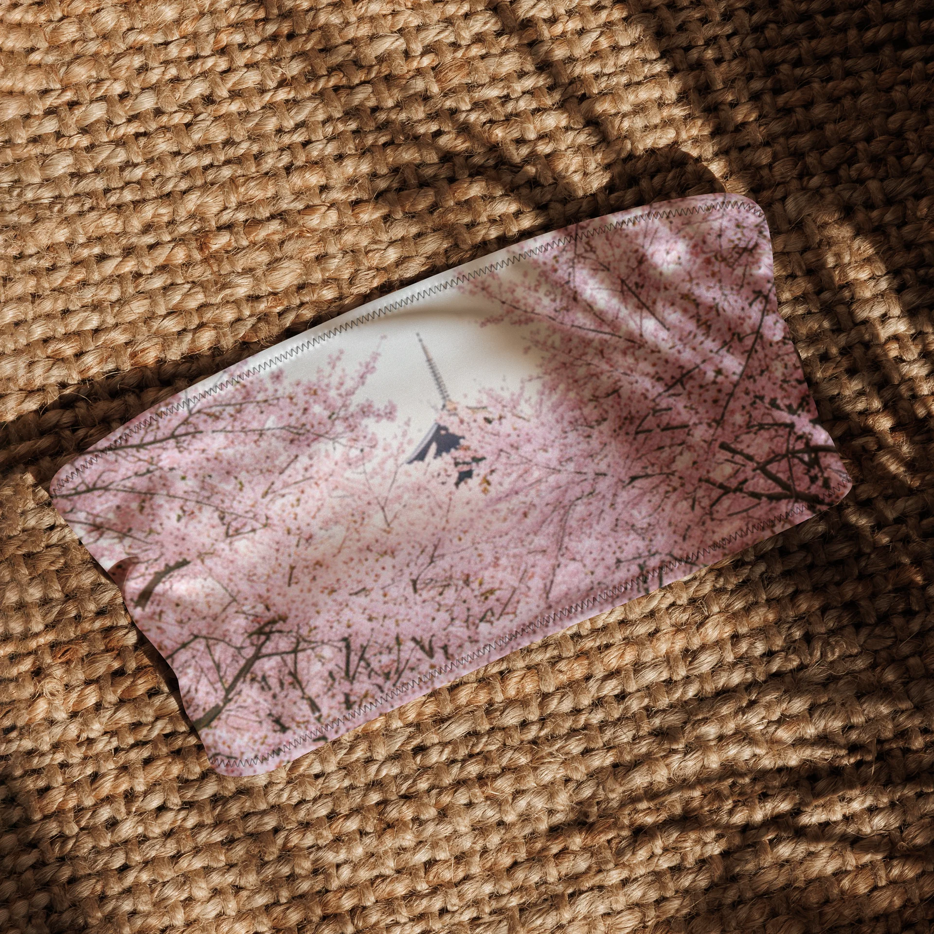 Recycled Cherry Blossom Bandeau Bikini Top | Eco-Friendly Swimsuit product image (2)