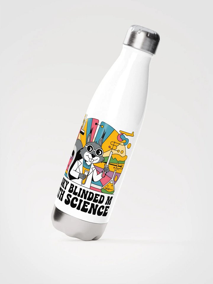 Mad Scientist Squirrel Stainless Steel Water Bottle product image (2)