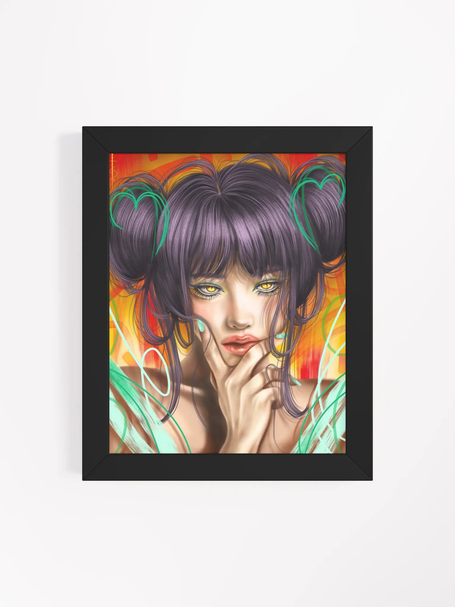 graphic girl framed product image (4)